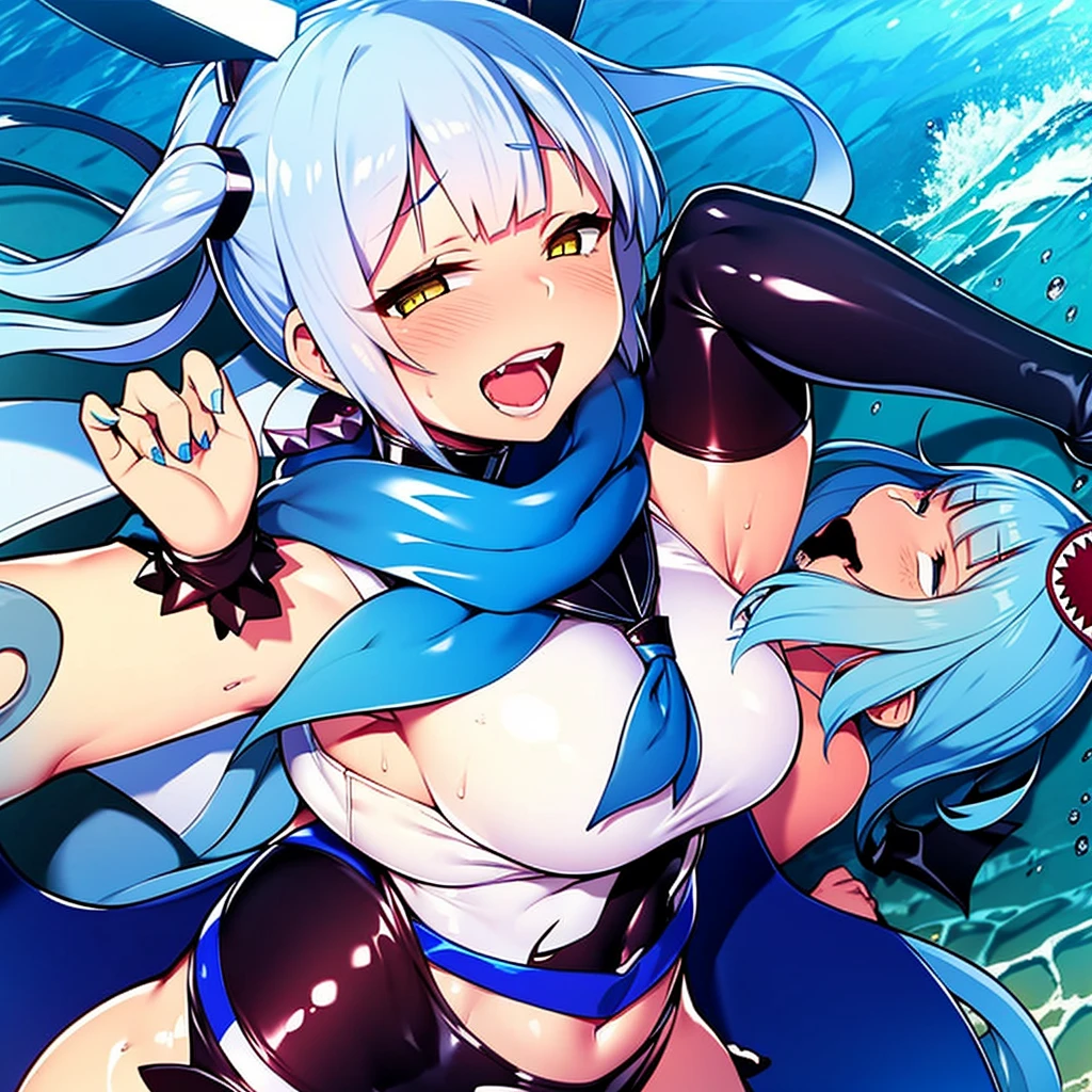 1 Busty naked Wolf Woman, huge breasts