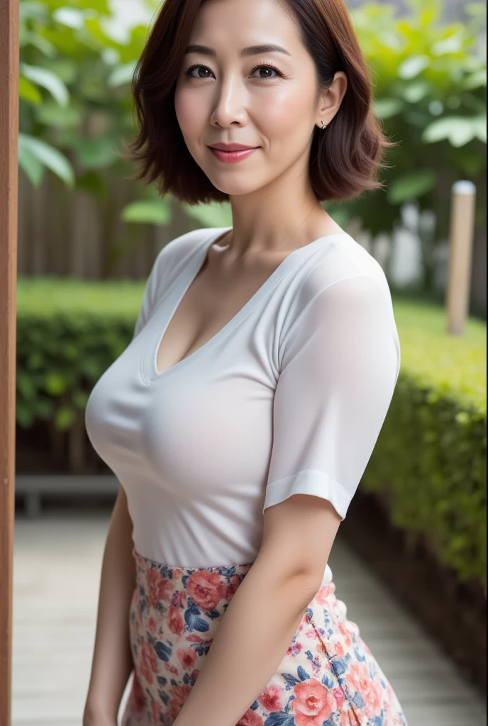 A busty old Miss,Very plump,big breasts,casual wear,站在street corner,Miss,big pelvis、Lack of photos、high heels,long legs and white skin,shining,pretty Miss in shorts,Are standing,street corner,wet clothes,clean,No sleeve,university teacher't View your reservation as a photo,smile,sunlight,looks like 1.up to 8 meters,big breasts and thin waist,many wrinkles, long legs,super fine skin,unclog pores,panorama,90 years old,高贵优雅的日本Miss, perfect face, got it, (detailed facial features), Face is clean and beautiful,realistically, sharp focus, curl, wrinkles around the eyes,