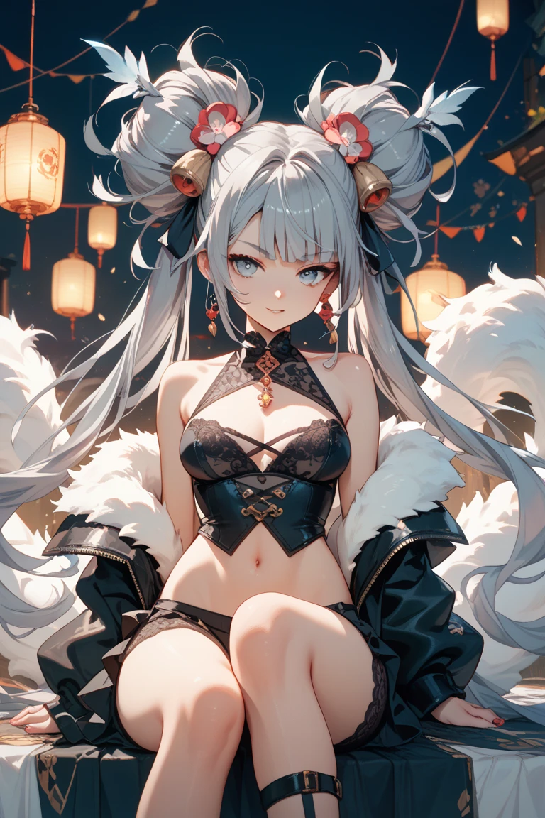 (best quality, 4k, 8k, highres, masterpiece:1.2), ultra-detailed, detailed face, detailed lips and eyes, attractive appearance, expressive face, ((anime art style)), (pixiv:1.3),
BREAK
BLARKY beautiful caucasian woman with long straight white hair,bangs,hair between eyes,beautiful yellow eyes,fair skin,animal ear fluff,animal ears,extra ears,fox ears,fox girl,fox tail,
BREAK swimsuit, high heels, chinese hair bun with pony tail, (zentangle:1.3),
BREAK full body, dynamic pose, from front, closed eyes, looking up, jumping, laughing,
BREAK detailed, perfect fingers, perfect hands, detailed perfect face, intense blushing, short,
BREAK celebration,mission accomplished,happiness,hurray,party,super happy,excitement,joyful,fun,cheers,clap hands,hands in the air,balloons,confetti,fireworks,dancing,smiles,laughter,festive,sparkling lights,vibrant colors,energetic,positive vibes,victory,achievement,success,awesome,amazing,memorable,spectacular moment,dream come true,glamorous atmosphere,elation,dazzling glow,exhilaration,blissful ambiance,thrilling experience,unforgettable memories,delightful surprises,unbounded happiness