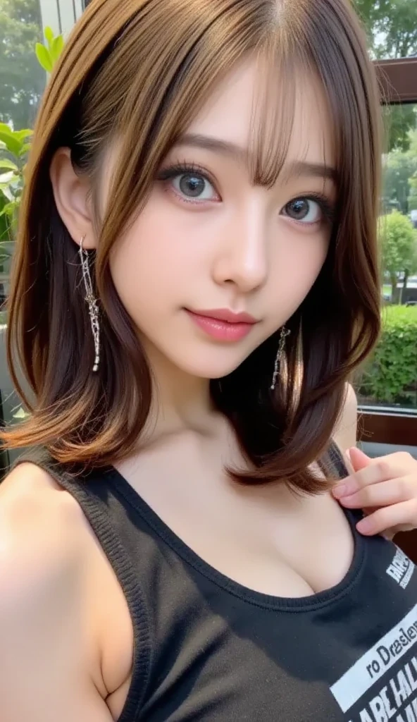 (Full body photo)、(2 girls), (Perfect hands:1.2), (Perfect Anatomy:1.2), (highest quality:1.3), (masterpiece:1.3), (Very detailed:0.8), 18-year-old, Perfect Face, Cute and symmetrical face, Baby Face, Pink Lips, (:1.1), High resolution,   8k,  Happy, charm的な,   (toru asakura: 1.3),  (Beautiful Face: 1.1), beautiful girl, cute, charm, beautiful detailed 顔, blue eyes, detailed 目s, Sparkling eyes, charm的な目の反射, Sparkling eyes, Pupil depth and three-dimensional effect, Light of the sun, Small breasts、Detailed skin, Shiny skin, (Wolf Cut)Beach、Earrings, necklace, Earrings, accessories, Small Head,(((NSFW)))