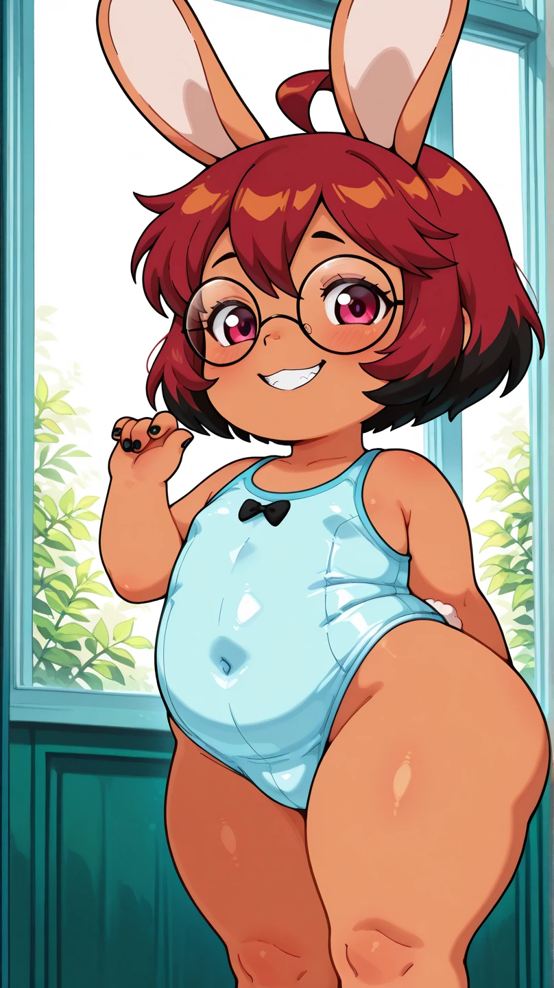 Beautiful girl,detailed face,happy smile,wet,wet look (Best quality:1.2),Extremely detailed,(photorealistic:1.37), chubby cheeks, glasses,nude body,nude body, pussy, flat torso, flat chest girl, standing, full body, bath room, spread legs, ass, pissing, urine stream upwards, squatting, chibi
