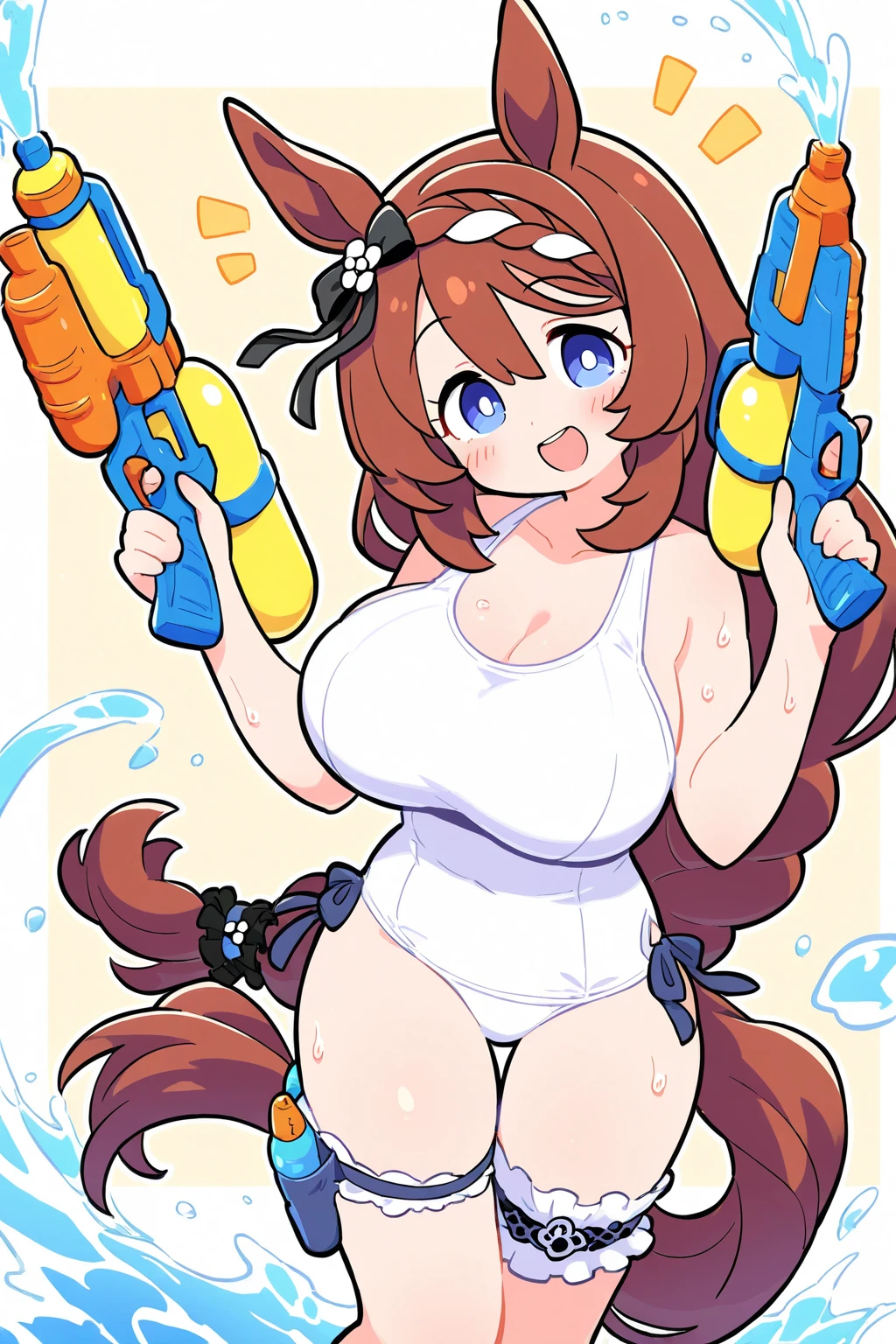 Vanilla the rabbit, sexy bikini, turned on, sweating a Lot, Lusty face