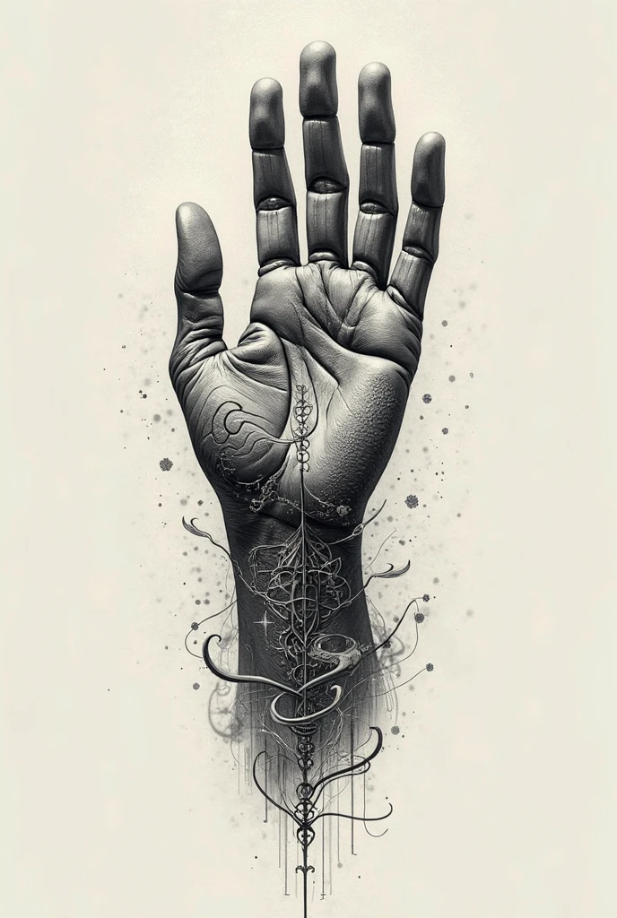Advertising logo for a tattoo studio