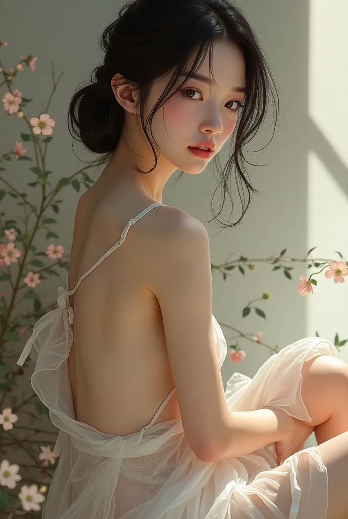 Japanese、Young woman&#39;s legs