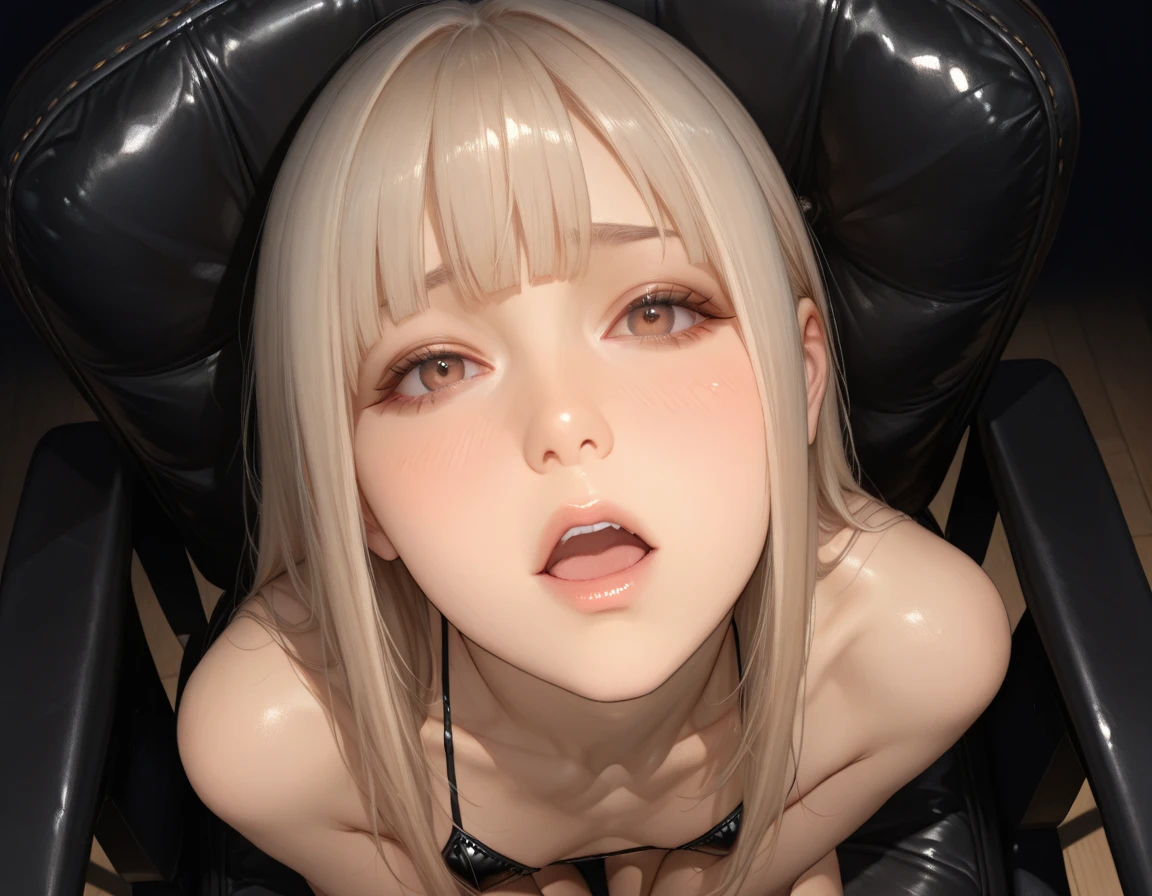 ((high detailed, best quality, 4k, masterpiece, hd:1.3)), ((best quality)), (((HD))), (((8k))), (ultraDH), (ultra HD), Princess Daisy, blue eyes, BREAK blue eyes, seductive, attractive, smooth anime cg art, 36C breasts, long legs, vivid colors, detailed digital art, slim body, perfect skin, dark blonde hair, long hair, blonde hair, blonde hair, BREAK crown, cleavage, 36C cleavage, looking at viewer, BREAK looking at viewer, extremely detailed face, red santa suit, red santa claus suit, santa claus suit, earrings, gem, dark black makeup lips, dark gothic eyeshadows, dark eyeshadows, black eyeshadows, black sexy lips, black lips, (dark:1.2), dark lips, very dark lips, (perfect hands, perfect anatomy), black makeup, black medium lips, black thick lips, detailed fingers, five fingers per hand, 5 fingers, (1 girl), detailed lips, detailed black lips, black painted lips, gothic painted lips, BREAK night, night sky, (breast focus), (arms outstreched:1.2), (from above:1.1), (breasts out:1.3), (off shoulder:1.1), (white horns), (((bra with straps))), titfuck and cum, (((cum))), (((sperm))),a man's hands on her tits