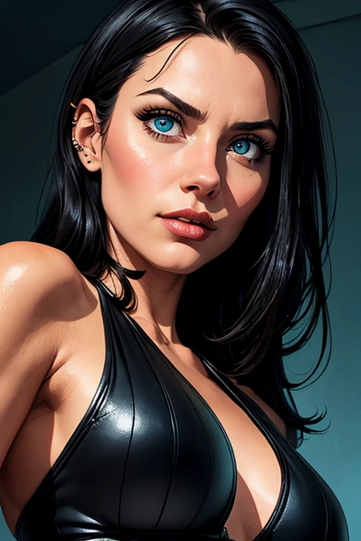 Personagem usando roupasestilo Cartoon Burlesque suja de sangue criminoso Yvonne Strahovski omagem de desenho animado de uma mulher .cartoon style illustration, estilo de arte dos desenhos animados, estilo de arte dos desenhos animados, open mouth with vampire teeth stained with criminal blood Digital illustration style, design de personagens altamente detalhado, arte digital detalhada fofa, City fan art, Design de personagens de retrato, beautiful digital illustration, retrato de alta qualidade, Arte em quadrinhos, mulher jovem. expression of sexual desire white background stained with criminal blood