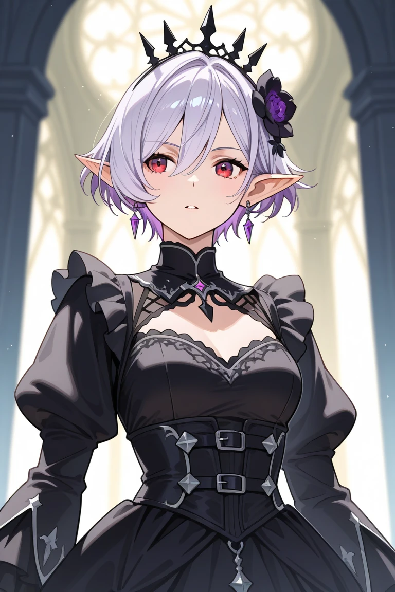 (masterpiece), prince clothes, short ((white hair)), boy, pale skin, pink eyes, cute anime style, adorable, shy, small waist, thick thighs, blushing, trembling, extremely detailed, detailed, 4k, good anatomy, (((perfect anatomy))), anime style, (((detailed body))), ((revealing clothes)), (((cute boy))), strands hair, cute body, surprised, (((detailed body))), slim, femenine boy, fem body, royalty, femenine, short boy,
