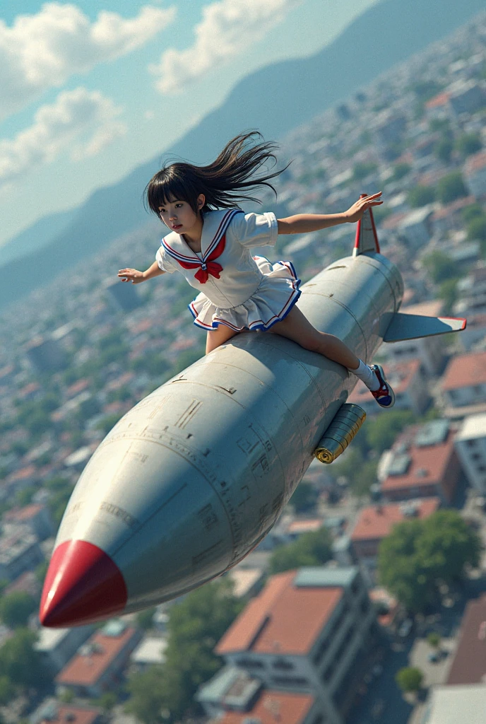 ((ExtremelyDetailed ( KAWAII Girl flying with Jet blade:1.37) in WHITE at Dusk Enoshima Beach)), (masterpiece 8K TopQuality) (ProfessionalPhoto:1.37), {(Standing Full Body:1.2)|(from below:1.2)}, Different types of hair colors, {(White skinny(School Swimwear))|(SchoolUniform with micro shorts)}, {Detailed Childish hand|Hidden hand|Armpit|Different types of breasts of various sizes from HUGE to FLAT|(Clearly Visible the shape of Butt)}, Joyful Expressions LifeLike Rendering, PerfectLighting, Dazzling Horizon, (Starry IridescentParticles:1.32) ColorfulClouds