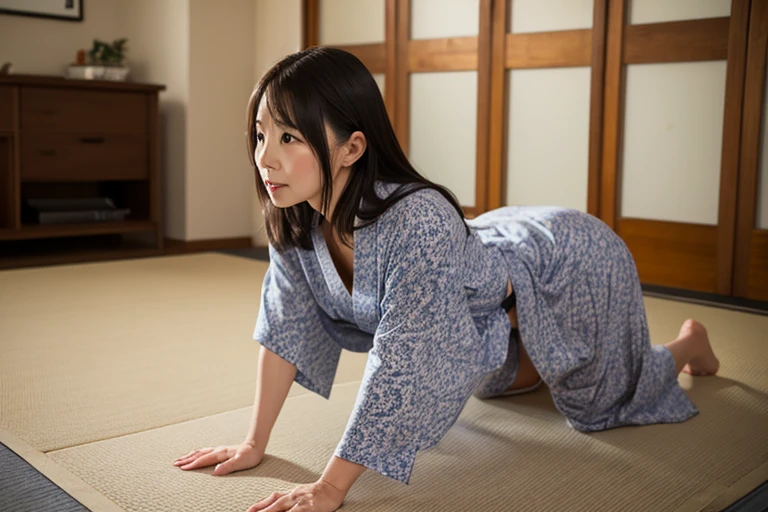 Wrap the rope three times、shibari、Bind tight、