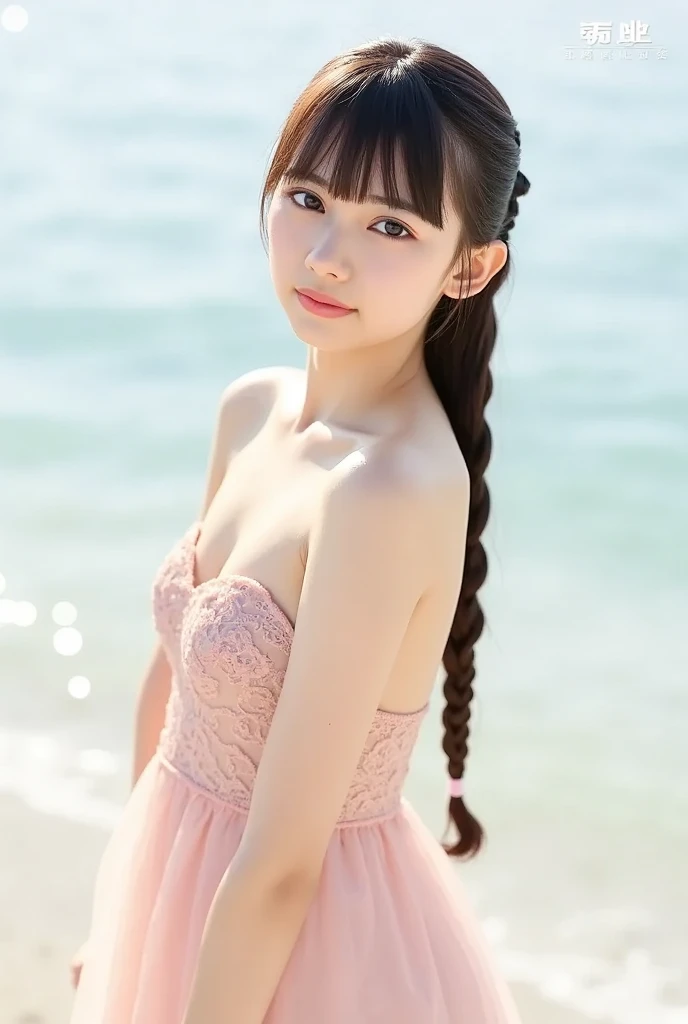Highest quality、masterpiece、A real 18 year old girl、lace underwater, Laughter、High resolution、