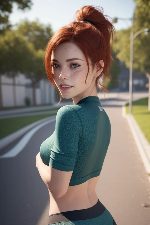 photorealistic, high quality, 25yo female, detailed face, busty,big breasts, tight white t-shirt,crop top, breasts squeeze, elbow squeeze, holding her breasts (best quality, realistic:1.37), vivid colors, studio lighting, ultra-detailed CGContext, sharp focus, intense gaze, beautiful detailed eyes, luscious detailed lips, long eyelashes, flawless complexion, natural makeup, captivating smile, stylish hairstyle, confident posture, alluring pose, urban background, soft sunlight, warm color tones, dynamic composition, sensual atmosphere