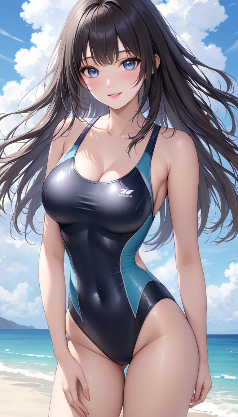 Beautiful Woman Height 170cm、Beautiful hair flutters in the wind、So that your hair will flow beautifully and strongly、strong、、Bust 120cm、Big Breasts、side shot,美しいお尻、大きなお尻、
　Beautiful bodystocking  underwear,(( sexy  bikini,swim wear))   Beautifully decorated swimsuit、strong wind、blue sky、、Ocean、swim wear, Beautiful thighs、Beautiful Skin、detailed groin、intense、Armament、Soldier、laser weapon、future world、Science fiction movies、Fight、intense、action、My hair flutters in the wind、My hair spreads in the wind、beautifully！
　Light　黒Brown Hair　A friendly smile　、magic Masterpiece Night　Magic sexy, extremely beautiful 22歳　Big Breasts Beautiful Eyeagical gentle lighting    cowboy shot  ,Beautiful decoration、Imprisoned、Detained、Science fiction movies、hard boiled 