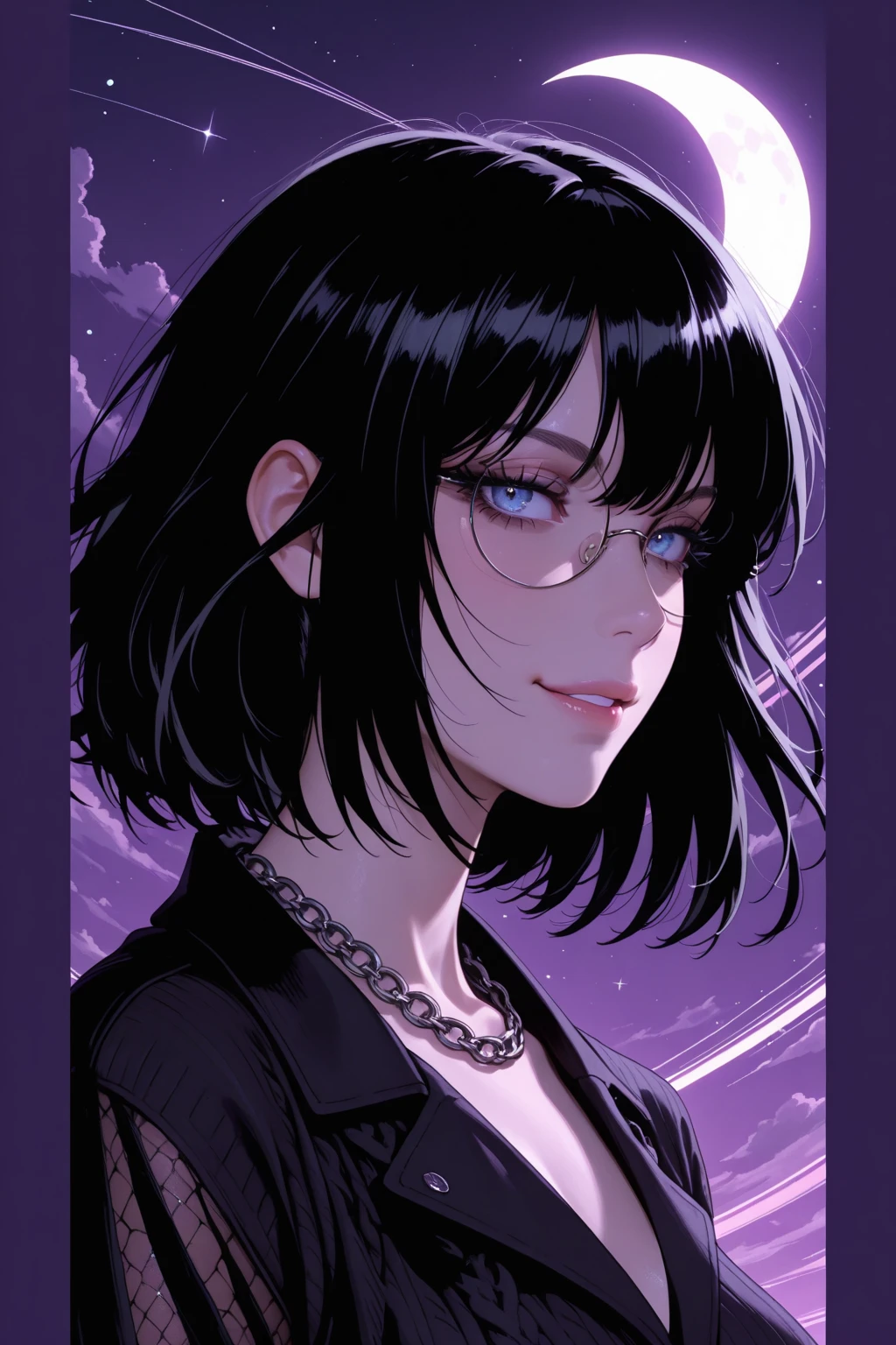 (masterpiece, best quality:1.2), intricate details, <lyco:GoodHands-beta2:1>, <lora:han_sooyoung-000012:1>, han sooyoung, 1girl, necklace, bangs, leather jacket, long sleeves, thighhighs, solo