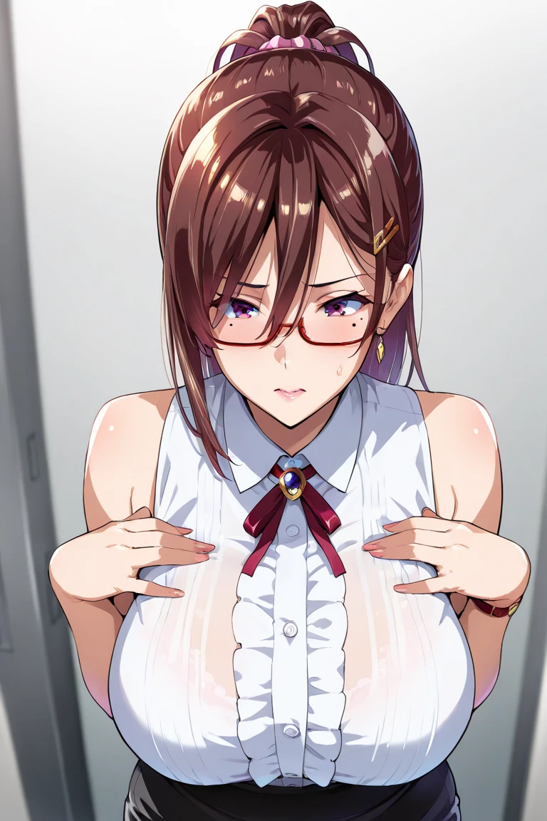 1girl,(masterpiece, best quality),transcend \(umamusume\),((masterpiece,highest quality)), disorganized, Transcend_Umamusume,short hair,(animal ears), red eyes,masterpiece,best quality,red under-rim glasses,smile, looking at the 1men from below,masterpiece, highest quality, super detailed,super resolution,full body,beautiful face(pussy ,black panties pull aside:1,5),(huge breasts),(beautiful pussy),(beautiful nipples),very high resolution,kawaii,(((bristly pubic hair))),((panties aside:1.5)),pussy juice,
(high quality black lace panties:1.2),(black panties),(masterpiece, best quality, high quality, highres, ultra-detailed, detailed background,bishoujo game CG, visual novel style,sharp details,detailed painting \(medium\),high contrast, )(1girl and 1man,couple,hetero,age difference,)(middle-aged man,faceless,bottomless, ),
district,prostitution,cinematic angle,be bashful,(undressing, breast_out,nipples,open shirt,bare ass, :1.5),
BREAK
(abored breathing,ragged breathing,very sweaty,sweat,:1.1),
(Sweat-dampened and slightly disheveled hair peeking from the temples and nape,sweaty),(hair is stuck to body with sweat,:1.1),rolling eyes,orgasm,open mouth,saliva,
BREAK
BREAK
on bed,hotel room,love hotel,bed room,white bed sheet,(in night,Dark room,:1.3),
BREAK
(abored breathing,ragged breathing,very sweaty,sweat,:1.5),
(Sweat-dampened and slightly disheveled hair peeking from the temples and nape,sweaty :1.3),(hair is stuck to body with sweat,:1.5),(Motion blur on intense hip movement,Moving Angle,motion blur,motion lines,:1.5),
BREAK
NSFW,(1boy and 1girl having sex,doggystyle,all fours,kneeling,intense sex, :1.5),wide shoot,pussy,pussy juice,penis,splashing pussy juice,
His cock is pistoning hard in her pussy,
BREAK,(1boy hetero:1.7),(view from below:1.7)