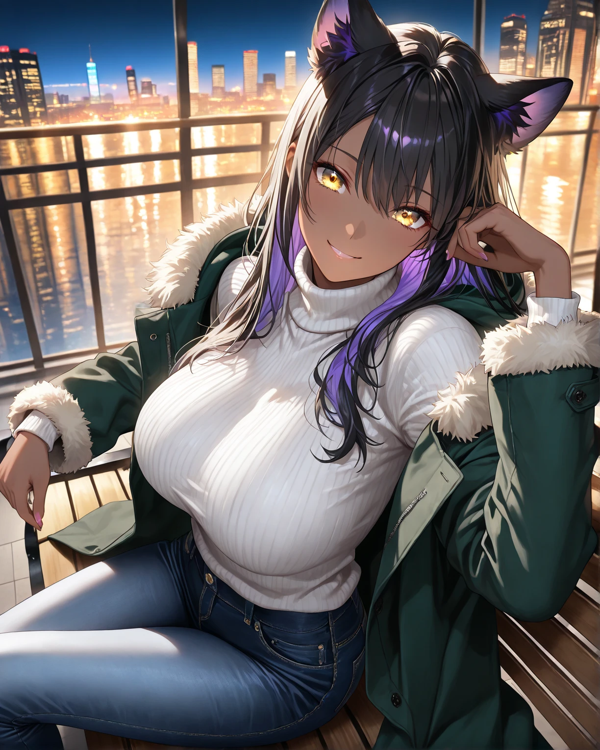 (8K ,Ultra-detailed,Super real photos,Best masterpiece,Nature,perfect work of art,perfect female body),two women,Sister and sister, sisters,rainbow hair,perfect face,(huge tits),neighbor wife,woman hairstyle,elegant wife,(masutepiece:1.3, Photorealsitic:1.4, 8K), top-quality, masterpiece, Super high resolution, Perfect dynamic composition, Highly detailed skin and facial texture:1.3, A detailed eye, Detailed limbs, Spring Street Corner:1.1, 1girl in, Cute sexy 25 year old woman, Fair skin, tilt the neck, ((embarrassing smile:0.9, Furiously enchantes you:1.1)), (Wearing a shiny satin-violet off-the-shoulder sweater:1.1), Colossal :0.6, cleavage:0.6, ((Beautiful blue eyes, Eyes that feel beautiful eros:0.85)), a belt, Black high waist short skirt, Beautiful legs, Sexy face:0.4, red blush:1.1, ((A mouthfeel that feels beautiful eros:0.85)), ((Too erotic:0.9))
,super short thong,T-shaped small,huge big,naked leg,full body shot,elastic muscles,raised raised raised,Obscenity exposed
