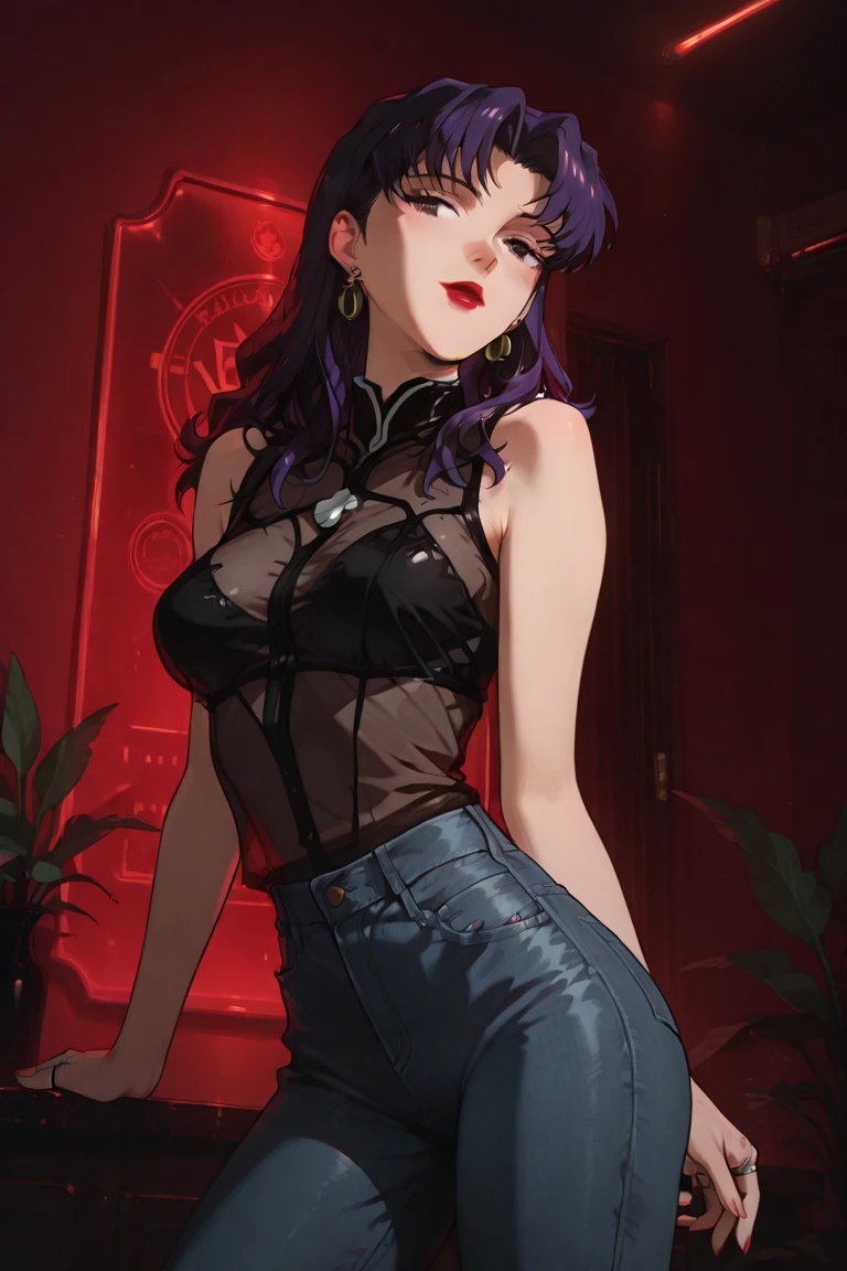 ((Long Straight Black hair)), Perfect face, Choker, Punk earrings, ((Tall)), ((High Quality)), Necklace, ((Mature)), Pretty Eyes, Sharp Nails, Bangs, ((1 Girl)), Hot, ((Multiple Earrings)), 1 girl, Beautiful, Sexy, Spiky Earrings, Adult, Spiked Collar, Thin Eyelashes, Plain Background, Red Colors in Background, Lewd, Orgasmic, Horny, Dark Colors, Black Thigh Highs, Slender Body, Cat Girl, Long Tail, Large Tail, Massive Tail, Black Tail, Long Body, ((Bikini)), ((Unbuttoned Black Shirt)), Close Up, Small Tits,