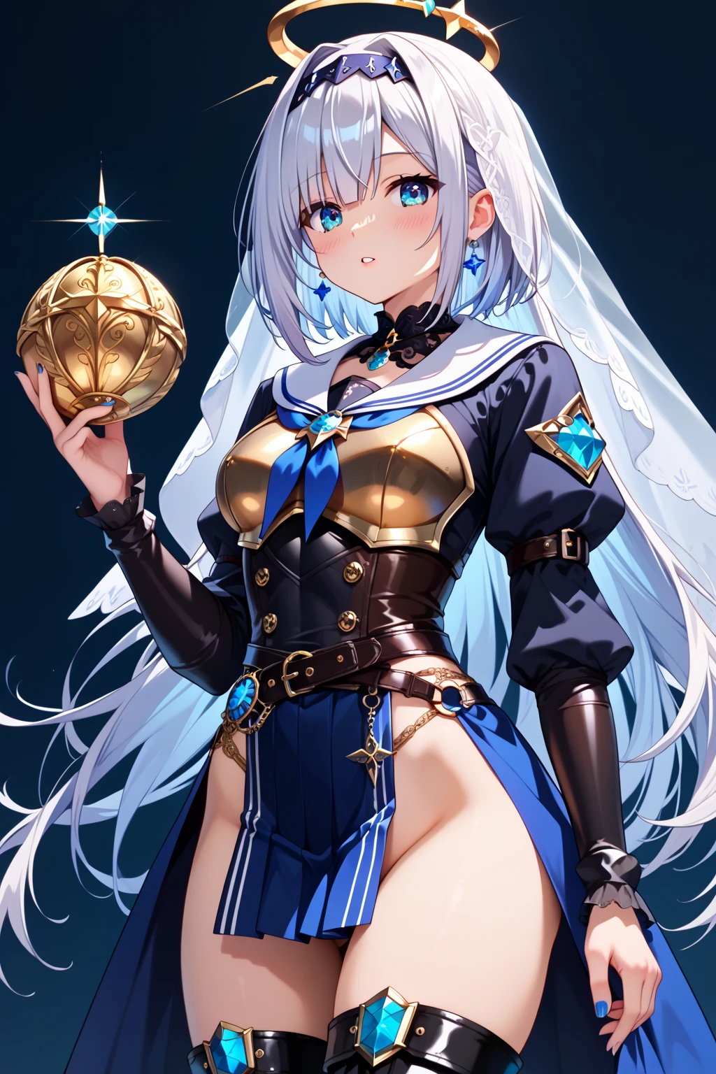 Dark Magician Girl、MKSKS style、1 persons、(highly detailed back ground:1.0)、(highly detailed back ground:1.0)、masterpiece、top-quality、超A high resolution、8K、Full Shot、Break HA、(1/2 Silver and 1 Silver/2 golden hair)、BREAK、Detailed skin、glowy skin、(A detailed eye、Blue eyes、big eye:1.2)、Burning cheeks、(Smirk:1.3)、Large breasts、Break HA、Rugby Wear:1.7、Detailed clothing)、(During a rugby match:1.3、Rugby Ball:1.1)、(Daytime:1.3)、Mid summer、dynamic ungle