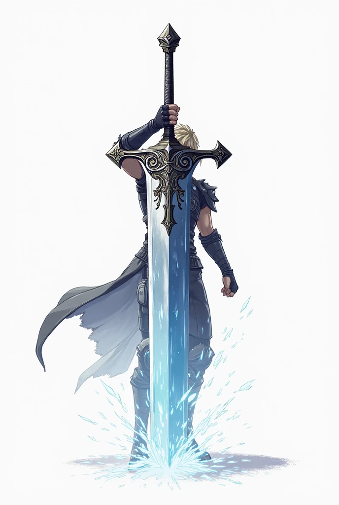 anime big breast, A woman holding a sword and a colorful background, Anime epic artwork, high definition anime art, hd anime wallaper, detailed anime art, Anime fantasy artwork, Anime art wallpaper 4k, Anime art wallpaper 4 K, Detailed digital anime art, with large sword, Detailed key anime art, anime artsyle, Detailed anime artwork
