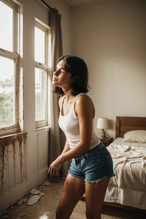 There is a melancholic person who is approached by the desire to return to an initial point in a relationship when everything was simpler and purer., the emotionality and vulnerability of this person is reflected, longing to apologize because he feels sorry and misses her a lot, He is very sorry for their separation. +