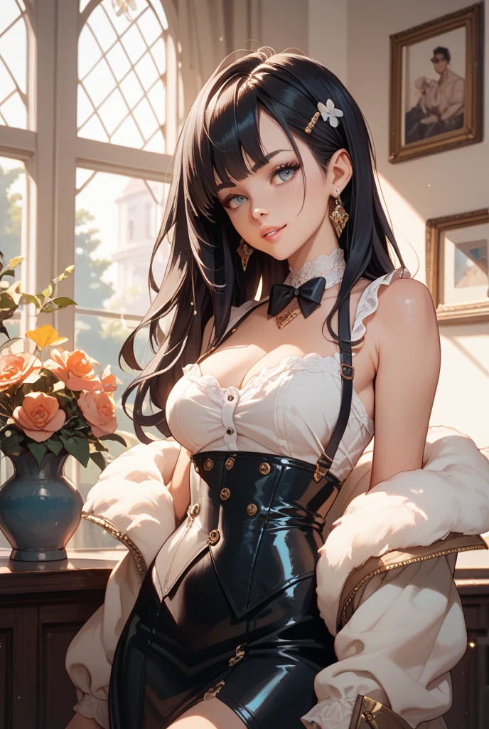 (random cute clothes),(random pose),(Thin type:1.8),(big breasts),(random hairstyle),(Highest image quality,(8k),ultra-realistic,best quality, high quality, high definition, high quality texture,high detail,beautiful detailed,fine detailed,extremely detailed cg,detailed texture,a realistic representation of the face,masterpiece,Sense of presence)