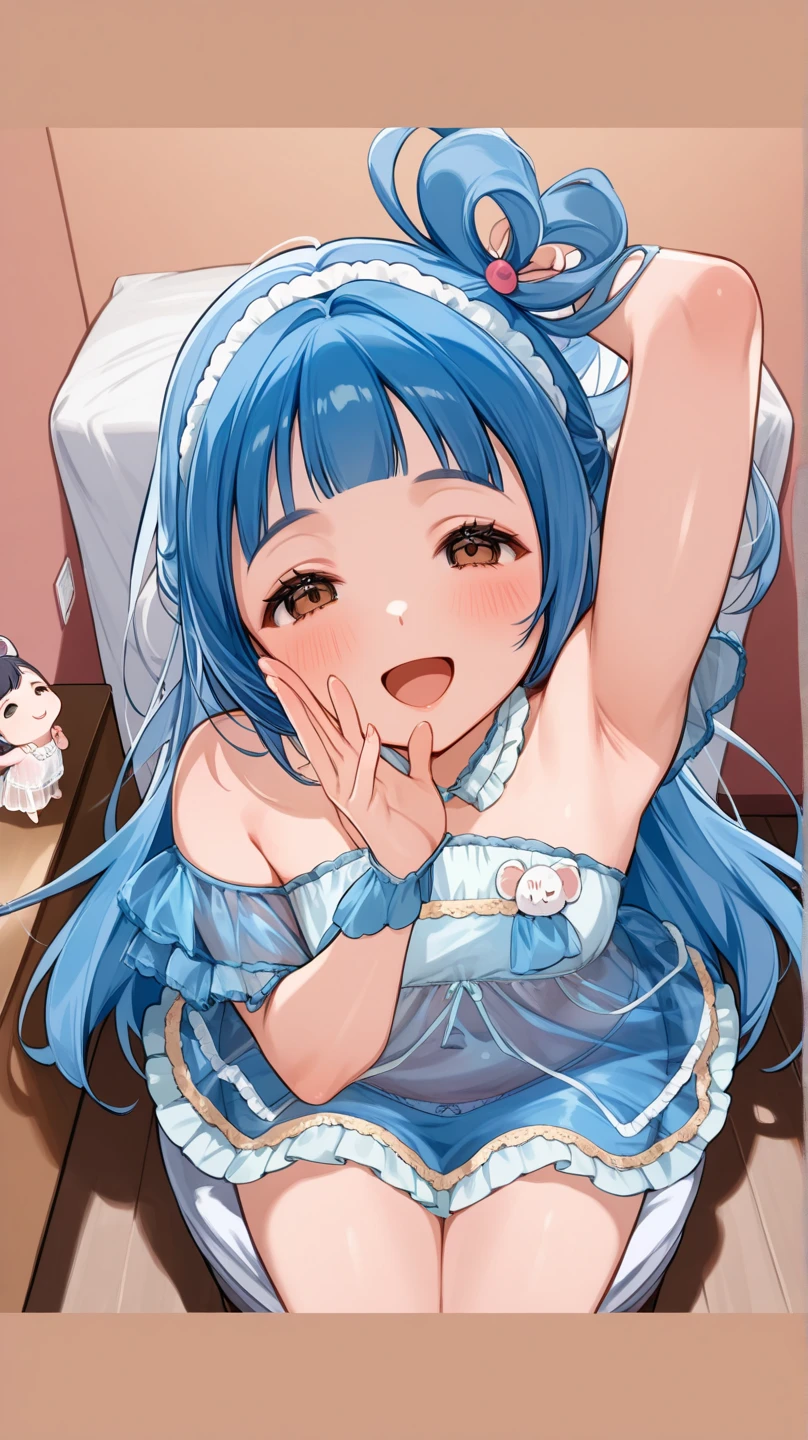 Masterpiece, Best quality,((Loli)),((Little girl)),(((kafuu chino))),Blue eyes,((Blush)), ((Tears)), ((Shy)),((gag)),((Wedding_dress)),((frilled legwear)), ((((Mary Janes)))),((((Arms_Behind_back)))),((Bondage)),((shibari)),wears_Masturbation, Rape, about_To_Sam_Raped, be pregnant,