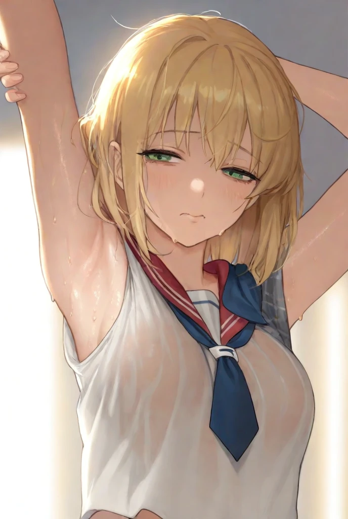 beautiful girl、cute、Big 、bikini、Unbuttoned、Pants small、Thighs a little big、Overall, it is mature.