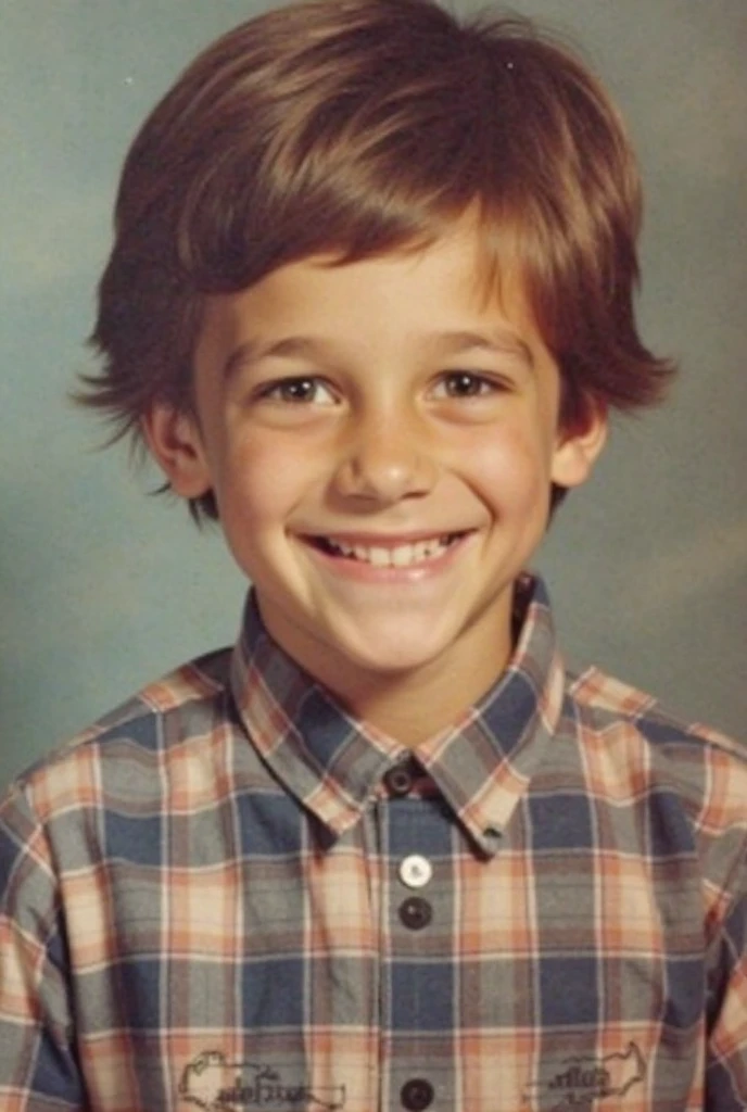 analog film photo, modern day photo of a young student, 13 years-old, male, brown-black hair, long curly hair, brown eyes, caucasian, round face, oval-shaped jawline, bulbous nose, full lips, thick eyebrows, soft features, stocky broad frame, chubby, handsome, resembles a younger John C Reilly, (relaxed school uniform:1.1), silhouette, backlit, split lighting, half face in shadow, RAW Photograph, dslr, hard lighting, hard shadows, high quality, film grain, Fujifilm XT3, detailed skin with visible pores, insane details, masterpiece, 8k, 35mm photograph, dslr, kodachrome, faded film, desaturated, 35mm photo, grainy, vintage, Kodachrome, Lomography, stained, highly detailed, found footage, yearbook portrait, contemporary, 2024