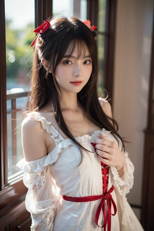 ((Top Quality, 8K, Masterpiece: 1.3))),((NSFW)),((See Through)),(maid Clothes),(Red Clothes),((Skirt Lift)),(Teeth),(Petite),1 Girl, (Twin Tails), Super Detail Face, Detail Eyes, Open Legs,Slim,(Dynamic Angle)),((CAMETLE)),( openlegs:1.5),((Panties)),Young face,Nikon Z 85mm of Taiwanese descent,((Best Quality)))((Masterpiece)),((nsfw))Intricate Details,Sharp Focus,Professional,Photorealistic,Real Life,Surrealism,Silhouette Lights,Fine Details,Face,Double,Thin Lips,Smile