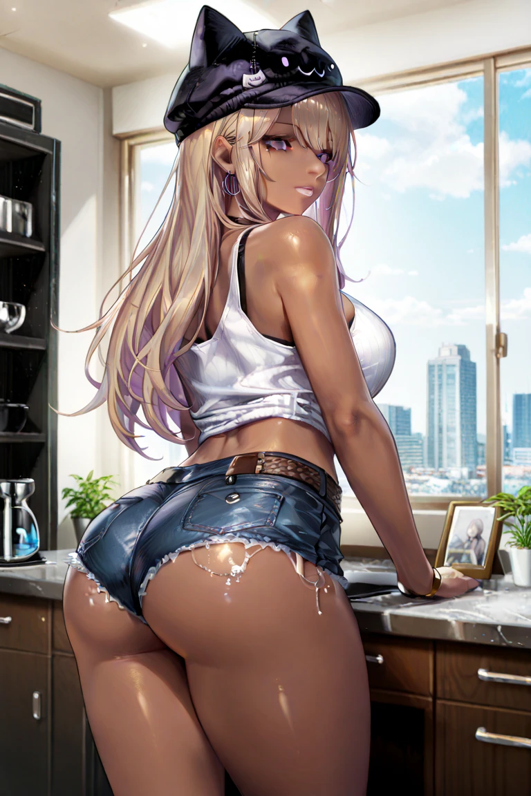 (Enrich the picture,Masterpiece level quality)Beautiful 8K CG artwork,1girl,solo,morgan le fay (fate),detailed face, perfect face, perfect eyes,blue eyes,Long Hair, pony tail,Very long hair, big boob, black bow,Hair Bow, thighs,side locks, French braid, grey hair,Slim and soft,big breasts,