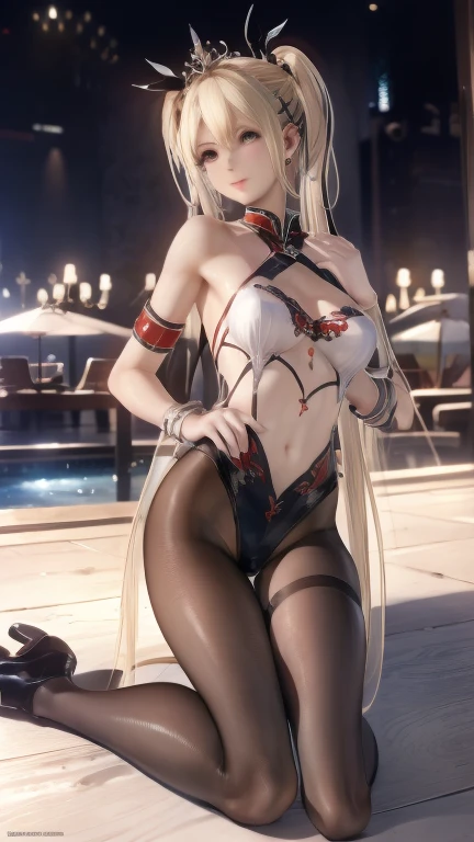 (Background with:ponds,Cherry blossom forest,lotus flower)Lie underwater, She has short black hair,seen from the front,, mostly cloudy sky,(((tmasterpiece),(Very detailed CG unity 8K wallpaper),best qualtiy,cinmatic lighting,detailed back ground,beatiful detailed eyes,Bright pupils,Black eyes,Snow-whiteskin,Redlip(Very fine and beautiful),(Beautiful and detailed eye description),ultra - detailed,tmasterpiece,))facing at camera,A high resolution,ultra - detailed),revealing breasts,Bare genitalia, Bulge,legs are open,Raised sexy,Camel toes,Desire for dissatisfaction,frontage,(Wearing:,Transparent maid outfit,Bare ,Transparent apron,Blue and white color scheme)Iron Man uniform