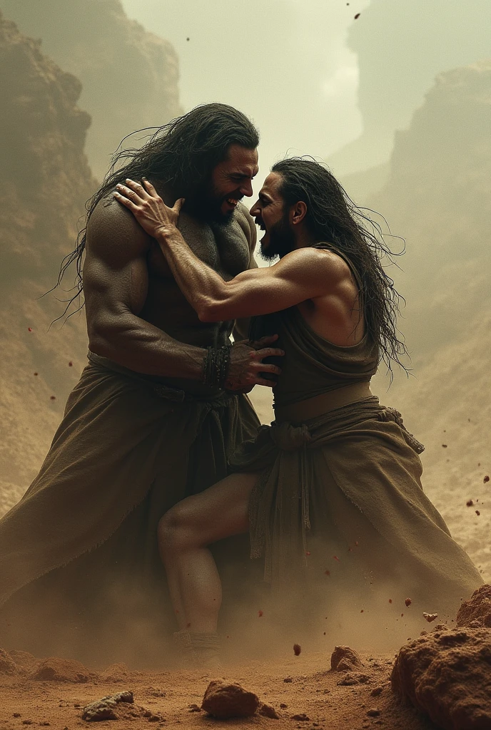 A man carrying Jesus on his back
