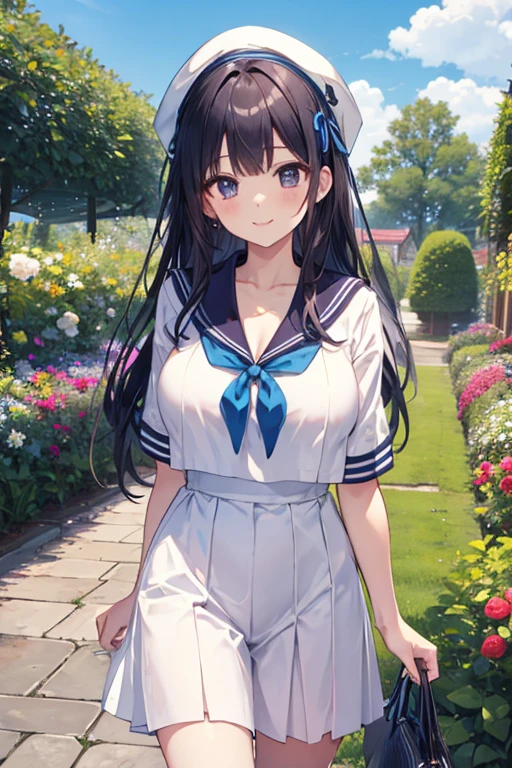 highest quality、High resolution、detailed background、beautiful and detailed face、
10歳のcute美少女、(three women)、(huge breasts:1.3)、perfectionなボディライン、perfection, Well-defined body、
(Show off your pants with a happy expression:1.5)、emphasize the chest、emphasize cleavage、underheer white sleeveless sailor shirt:1.5))、white sailor collar、Pleated mini skirt with tartan plaid pattern、knee high socks、over knee socks、pink floral embroidered panties、No bra、cute編み込みツインテール、
sexual expression、panty shot、cute、that'It's wet and my clothes are transparent、camel toe