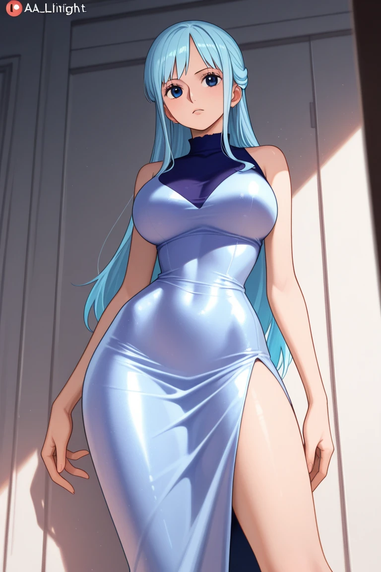 1girl, ako \(blue archive\), ako \(dress\) \(blue archive\) blue archive, jyt, rating:sensitive, official alternate costume, 
masterpiece, high quality  <lora:dress_ako-000003:1>