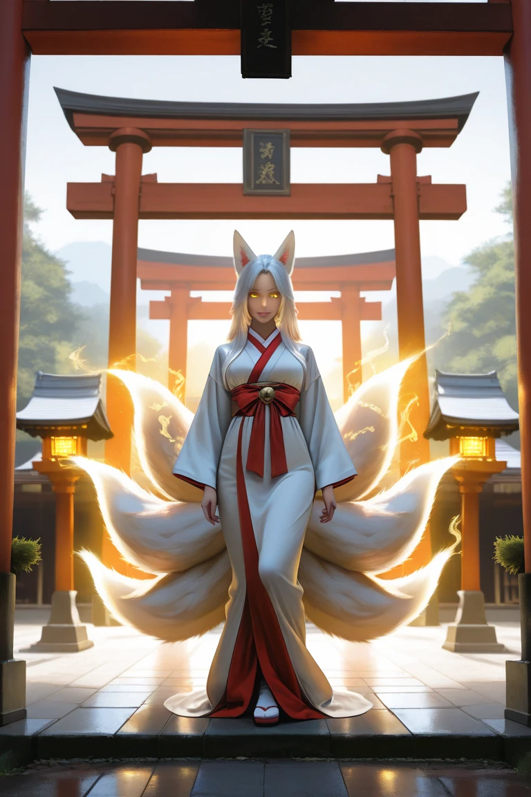 masterpiece, 1girl, (furry:1.5), nine tails fox, fox girl, sailor moon outfit and pose, detailed hands, detailed body, proportional body, detailed face, detailed eyes, nine fox tails, amaterasu, kitsune, kumiho, spread lowered kimono, drunk girl