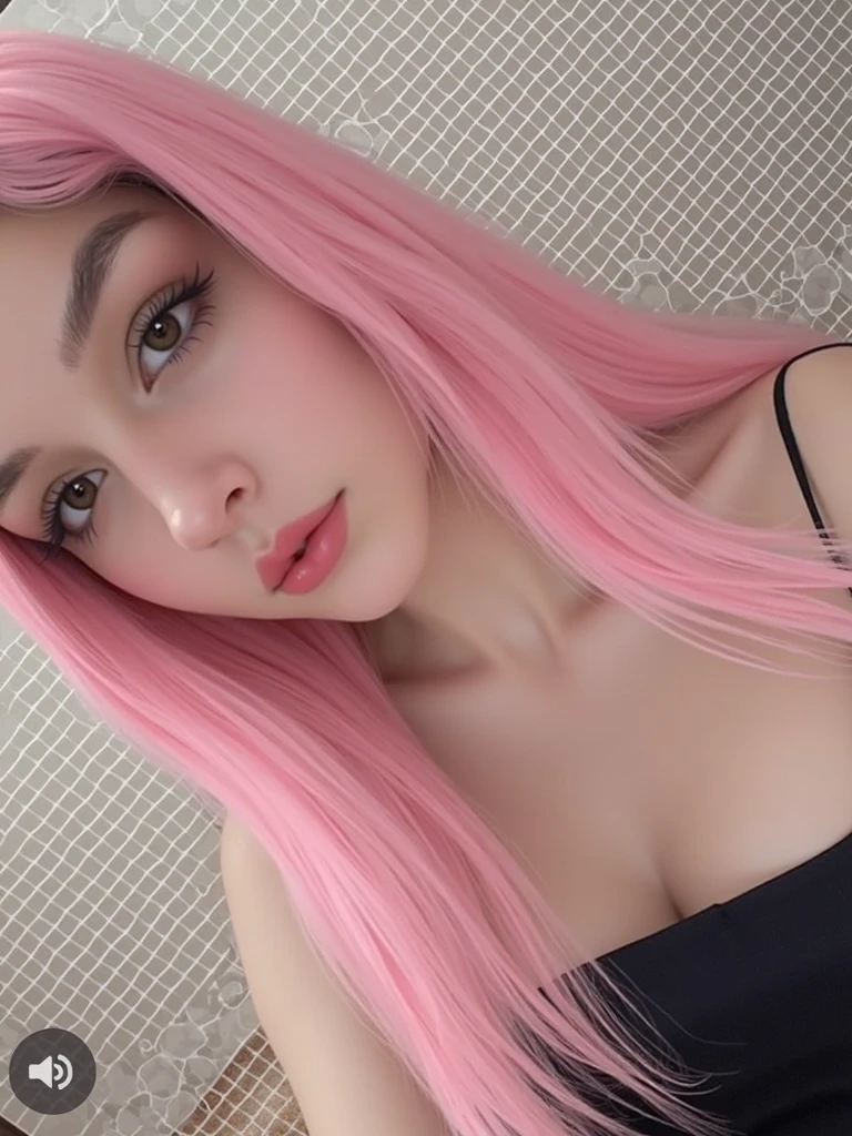 Mixed polish but more latina woman with long hair in a pink hoodie and a pink panti with white bra, long blonde hair and large eyes, duckface, a gorgeous , swedish woman, goddess ,saturated pink hair and large blueish eyes face, perfect , perfect girl, with long pink hair, instagram model, sexy girl with long purple hair, big lips, makeup, strong eyebrows, 23 years old, fit, only lip gloss, Thick red light red lips, madison beer, perfect girl, with soemthing interesing in her eyes, e girl, young , sharp face, not innocent face, strong pink purple hair , kittyxnacre maddie francesca type, she is site on a sofa in a gaming room with monitors and lights and all