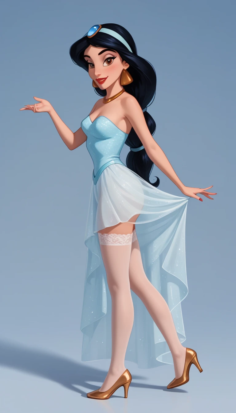(score_9), (source_ derpibooru_p_95),m, ((cute anthro canine :1.1)), (strapless dress), blushing, innocent look, young, solo, long dark hair, anatomically correct, flat chest , high res, extremely detailed, adorable, ribs, hip bones, lying on bed, pillow, missionary position, both legs spread, vulva, bellybutton, 1girl, absurd resolution, partial nudity, vaginal secretion, moonlight, cute nose, cute snout, realistic hair, fluffy ears, perfect eyes,