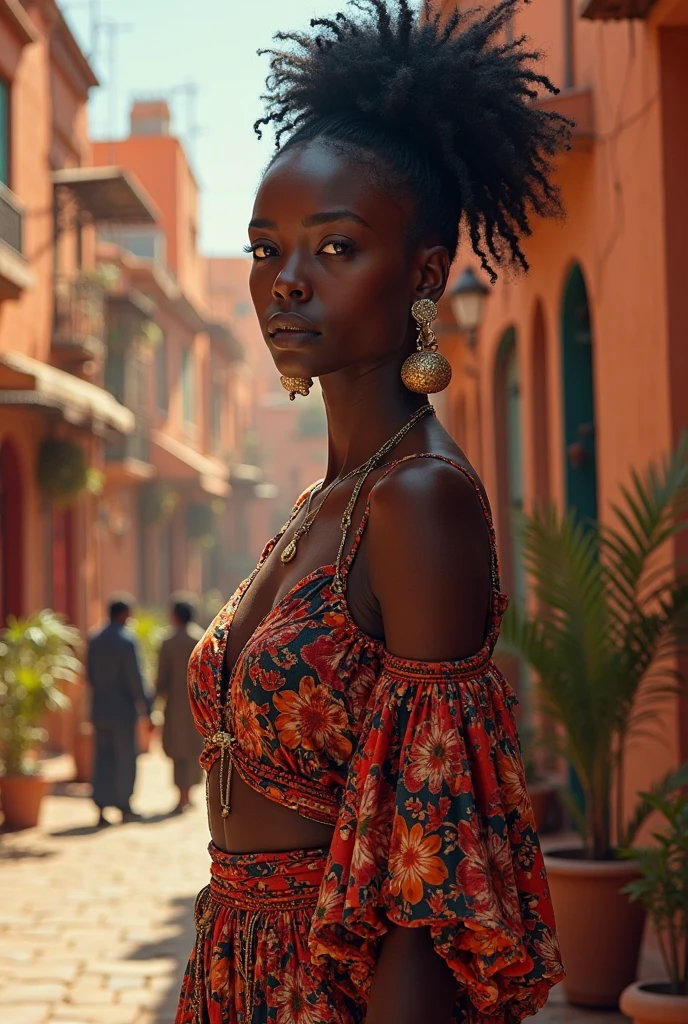 black skin woman natsy