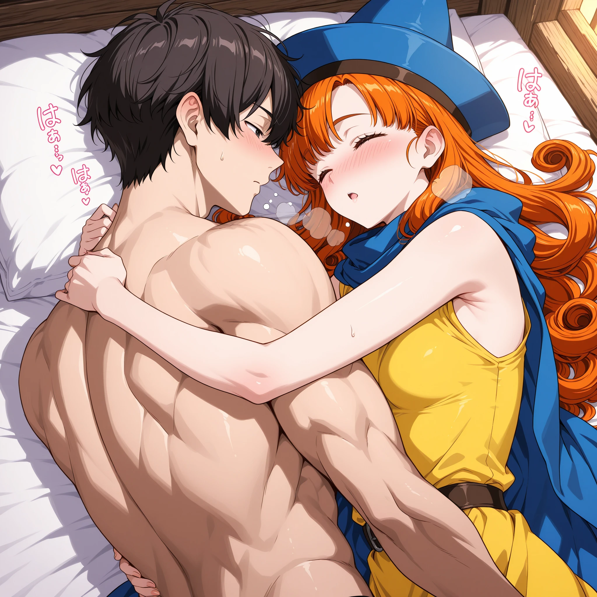 score_9, score_8_up, best quality, source_anime, clear face, Nami, blush, orgasm