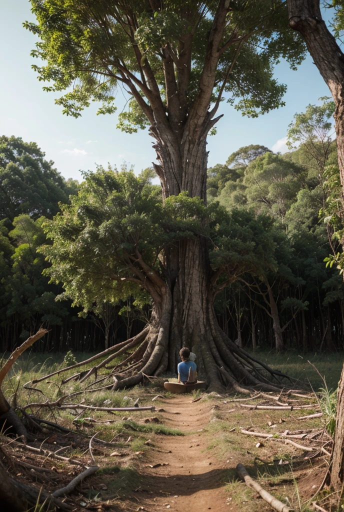In the heart of the jungle, there stands a mighty tree known as Vriksharaj, who boasts of his grandeur and power. But his arrogance soon leads to consequences that teach him a valuable lesson about humility and unity.