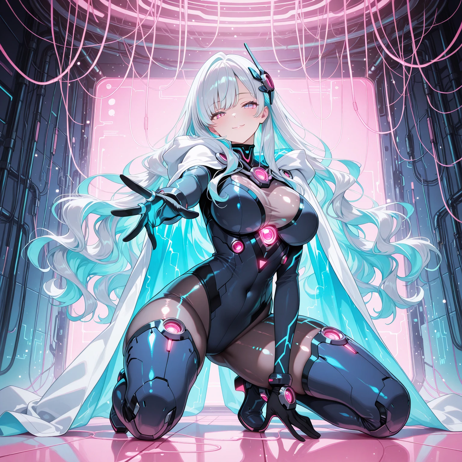 {nsfw}+++(evil samus aran) 1girl, standing, looking at viewer, (dark persona, corruption) contrapposto, evil, dark persona, bad end, corruption, dominatrix, parasite, infected, transformation, possession, mind_control, mind break, brainwash, dark samus(style), blue glowing vein over the body, fluide phazon, infected by phazon
evil smile, eyelashes, covered nipples, erect nipples under clothes, evil grin, evil eyes, pubic tattoo, dark aura, crotch_tattoo, big_breasts, silver hair, red eyes, evil eyes, venus body, voluptuous, pubic hair, innie , areolae, nipples, piercing, erect nipples, nipples visible through clothing, collarbone, wet skin, horny female, tentacles over the body, tentacles in pusssy,  cum dripe,  cum, cum over the body, pervert, ahegao, (realistic:1), best quality, beautifully detailed face, ray tracing, DOF, HDR, (evil base:1), pelvic_curtain,
revealing clothes, cleavage, tight clothing, highhighs, between labia, skin tight, fingerless_gloves, skintight bodysuit, official style, zero suite samus, blue neon glowing zero suite