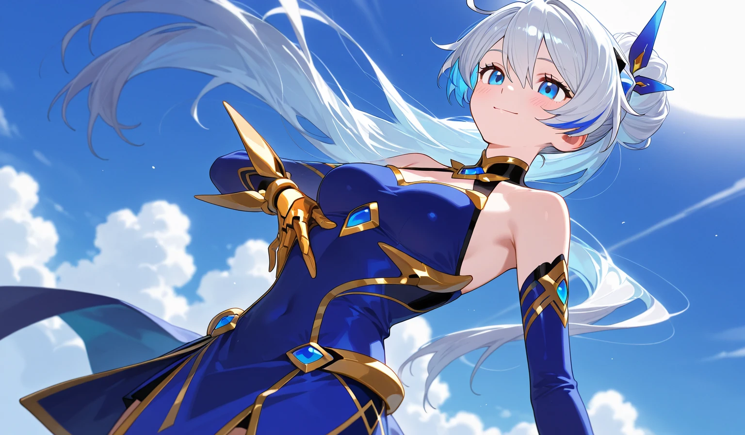 1girl in、A smile、A delightful!　Save the world、The brave、heroes、（small tits）