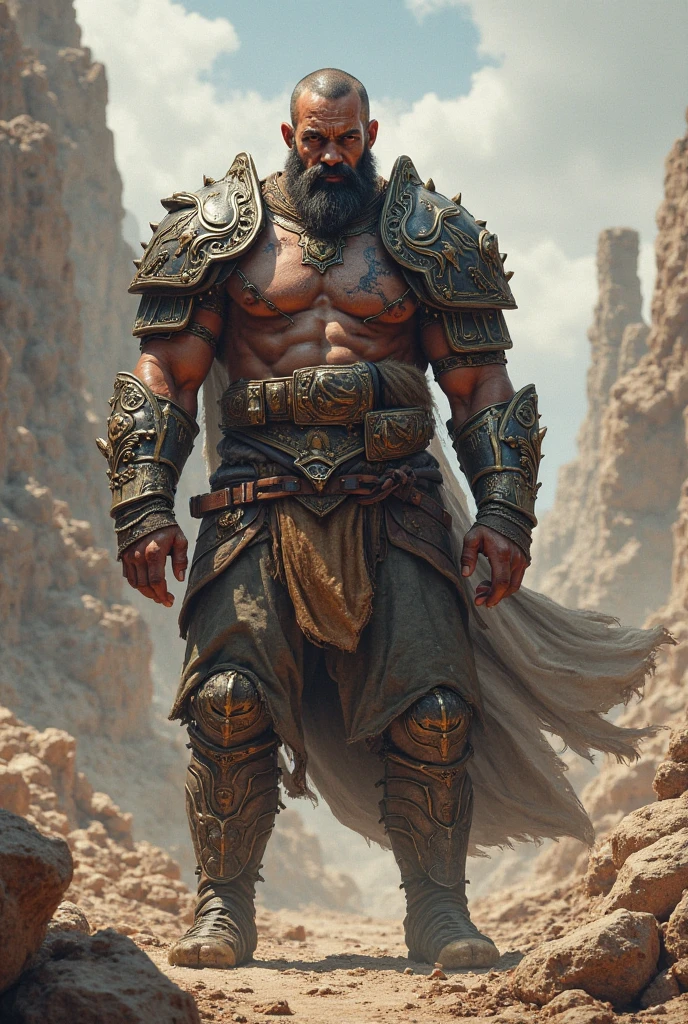A barbarian in red clothes