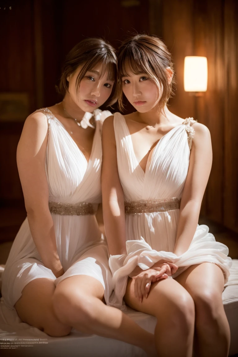 ray tracing,Raw photo,The ratio is the same for all races, All faces and photos must be different,((Close-up of two young people_woman wearing a transparent dress))Silk lace,stare intently:1.3,caress:1.3,embroidery patterns,Bitrepathos,long wavy blonde hair, stand in a flower field, large cornflowers in the foreground (Bokeh:1.2)), masterpiece, award winning photography, lit, perfect composition, high detail, super realistic,Dramatic lit, wonderful,(dynamic pose:1.2),(dynamic camera),Photo RAW,