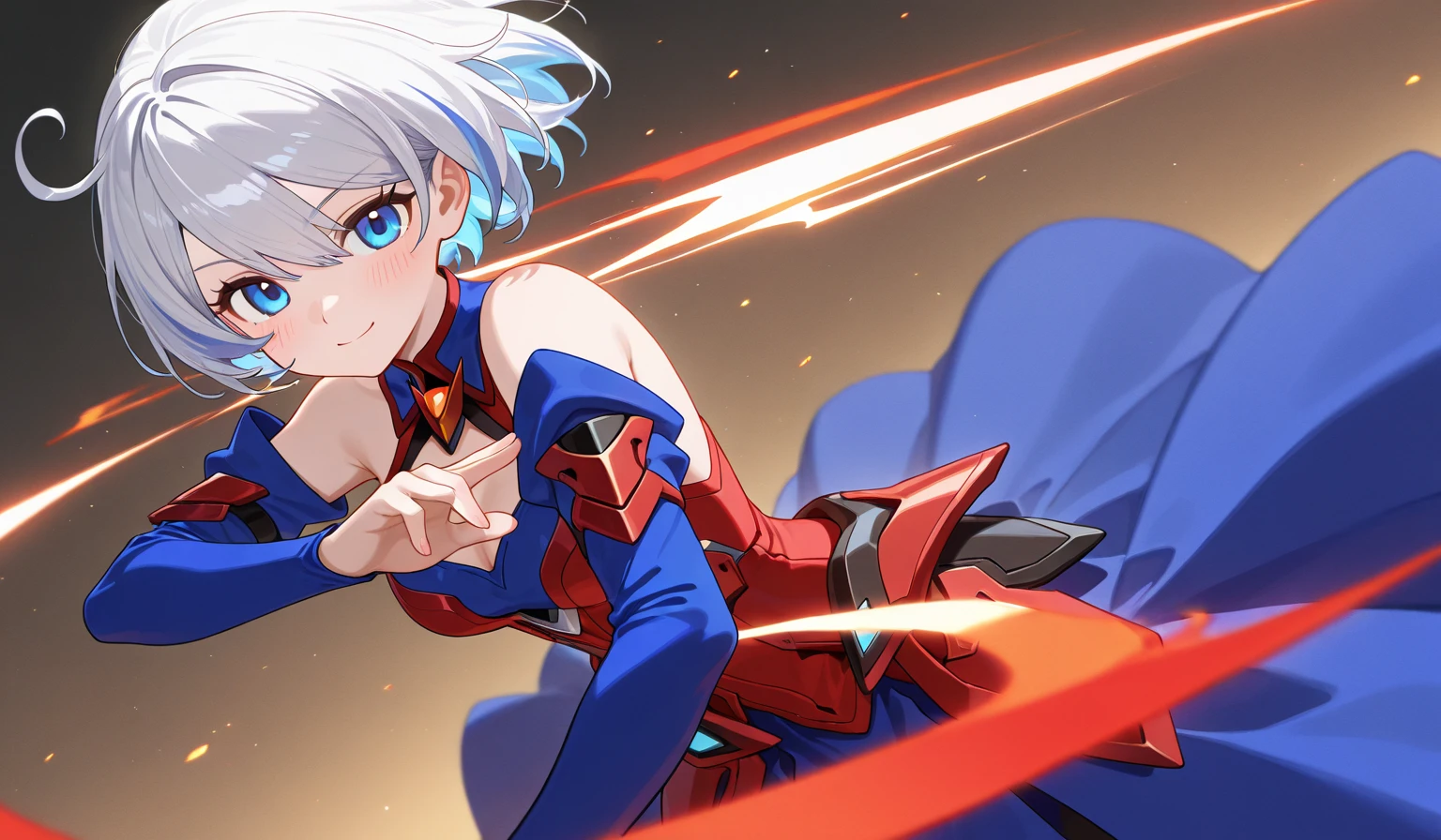 anime girl with white hair and red eyes holding a shield, blue magic circle, ice magic, best anime 4k konachan wallpaper, white haired deity, zerochan art, anime art wallpaper 8 k, anime style 4 k, ufotable art style, detailed anime art, anime art wallpaper 4 k, anime art wallpaper 4k, ryuko matoi, white haired, anime wallaper
