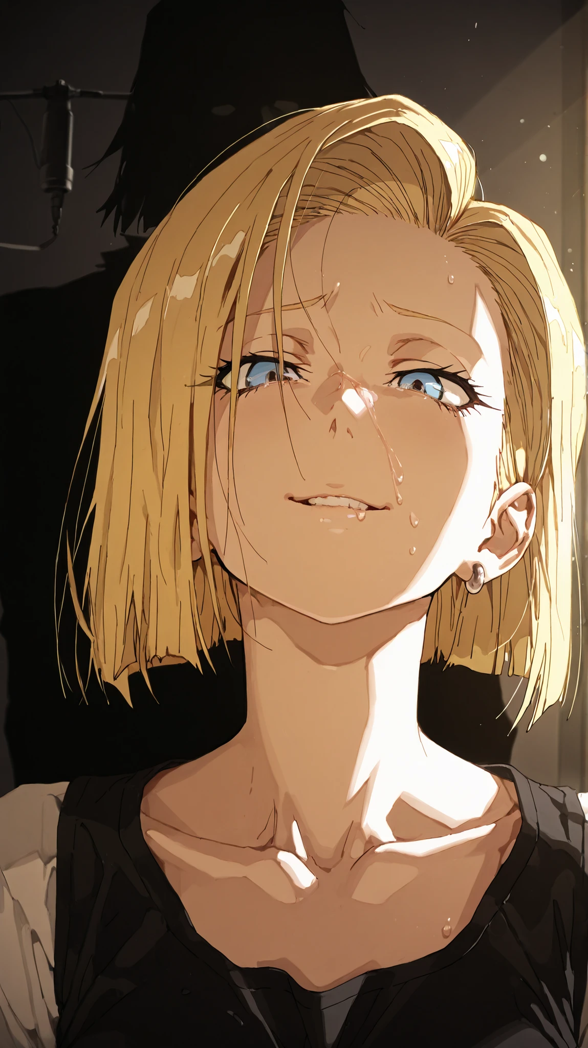 masterpiece, best quality, Amazing quality, is drinking the highest , absurd, recent,sight, for you., anime coloring ,,expressiveh,
break
Penis shadow on face, Android 18, High Closeup , 시청자를 바라보고 있는, Delicate and delicate face , Wicked smile , huge , Crop top, studio lighting ,
break
masterpiece , best quality, Amazing quality, is drinking the highest , absurd, recent,sight, shippshadow, penis shadow, 1boy, silhouette, penis awe, ntr face, full color