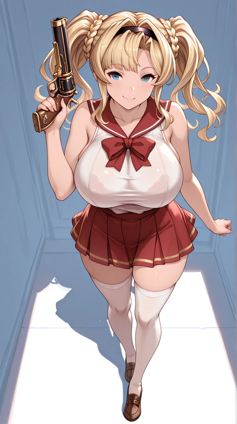 Blonde twin tails、Punishment