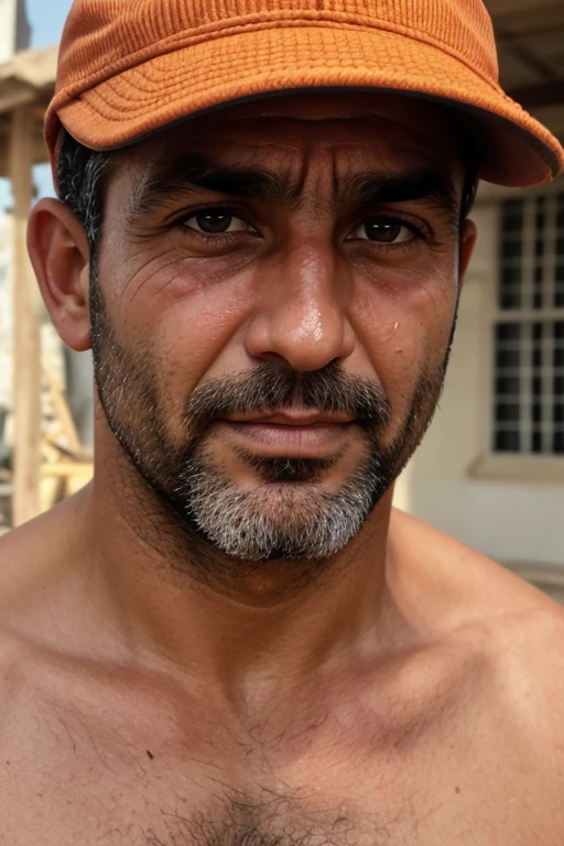 Photos of a thin white Brazilian man, 50 years old, in different scenes