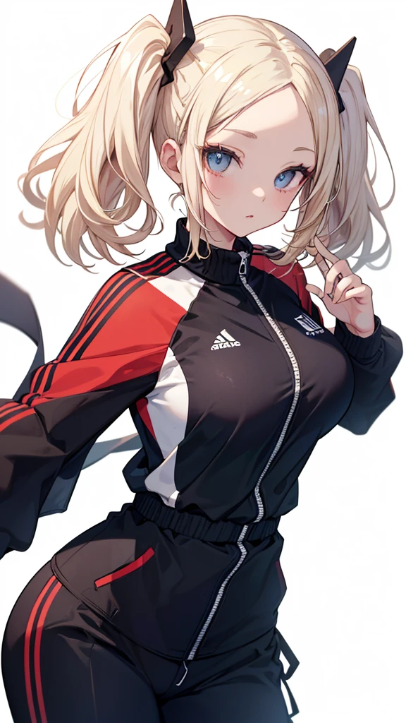 One girl,fgoblack, black, Ahoge, Blonde, (Green Eyes:1.5), Hair between the eyes, Hair Intake,
break braid, Bloomers, French Braid, Gym Shirt, Gym suit, Hair Bun, head band, Official Alternative Costumes, red Bloomers, red head band, single Hair Bun,
break looking at viewer, Are standing, Leaning forward, Put your arms behind your back,
break indoors, classroom,
break (masterpiece:1.2), Highest quality, High resolution, unity 8k wallpaper, (figure:0.8), (Beautiful attention to detail:1.6), Highly detailed face, Perfect lighting, Highly detailed CG, (Perfect hands, Perfect Anatomy),