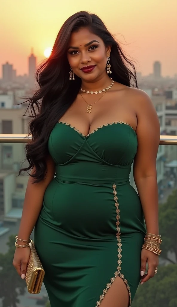 8k, highest quality, ultra details, Nigerian, young girl, insanely busty, curvaceous, voluptuous, big breasts, big hips, Nigerian look, Nigerian attire, head tie, beaded accessories, walking through a market, covered body, bursting breasts, off shoulder nigerian outfit
