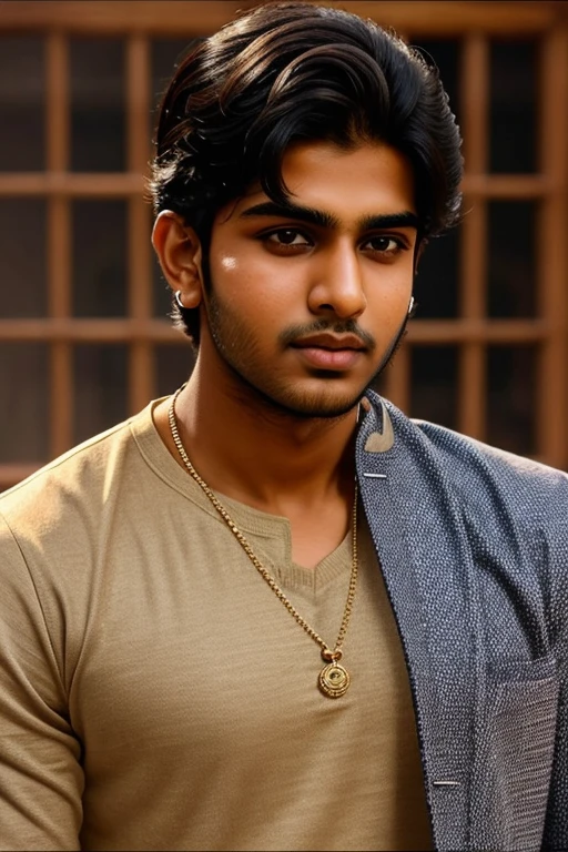 Indian beautiful boy Indian music singer